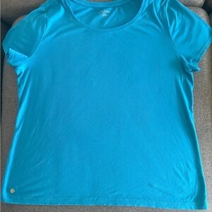 Lilly Pulitzer Blue Fitted Short Sleeve Tee